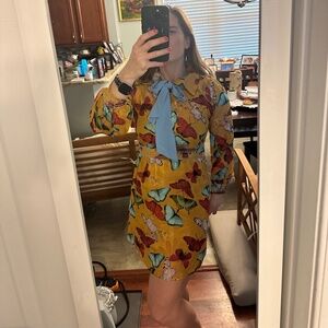 Unique vintage butterfly dress